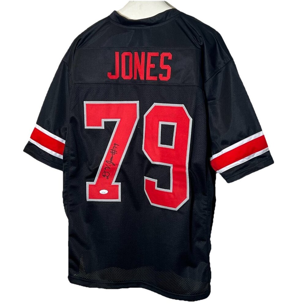 Dawand Jones Autographed The Ohio State Buckeyes Jersey JSA Witnessed COA Browns